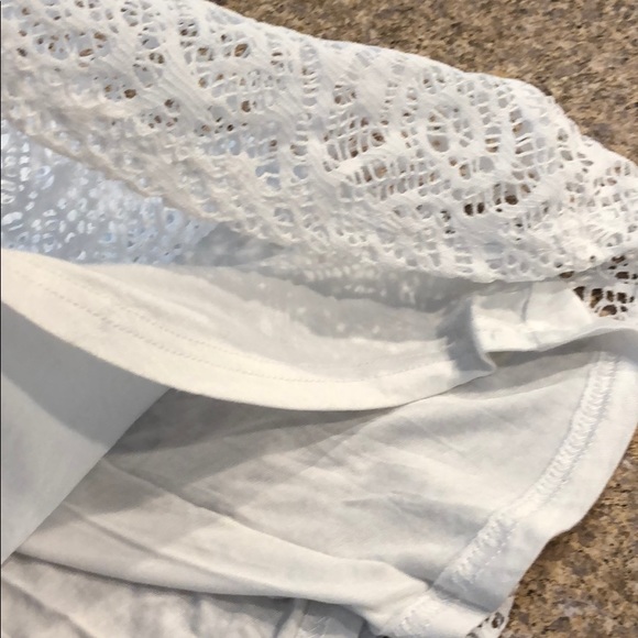 APT.9 White Lined Lace Dress - Great Swim Cover Up - Picture 4 of 15